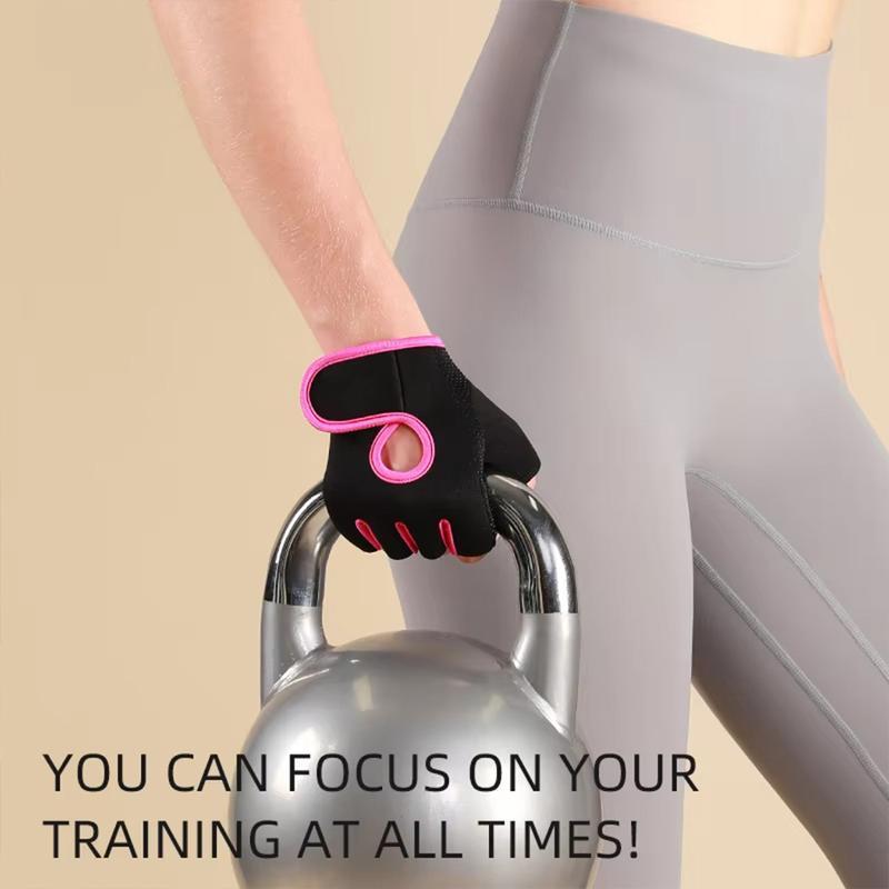 Breathable Half-Finger Fitness Gloves, Anti-Slip Silicone Padding, Ideal for Cycling, Weightlifting, Strength Training, Sports Gear