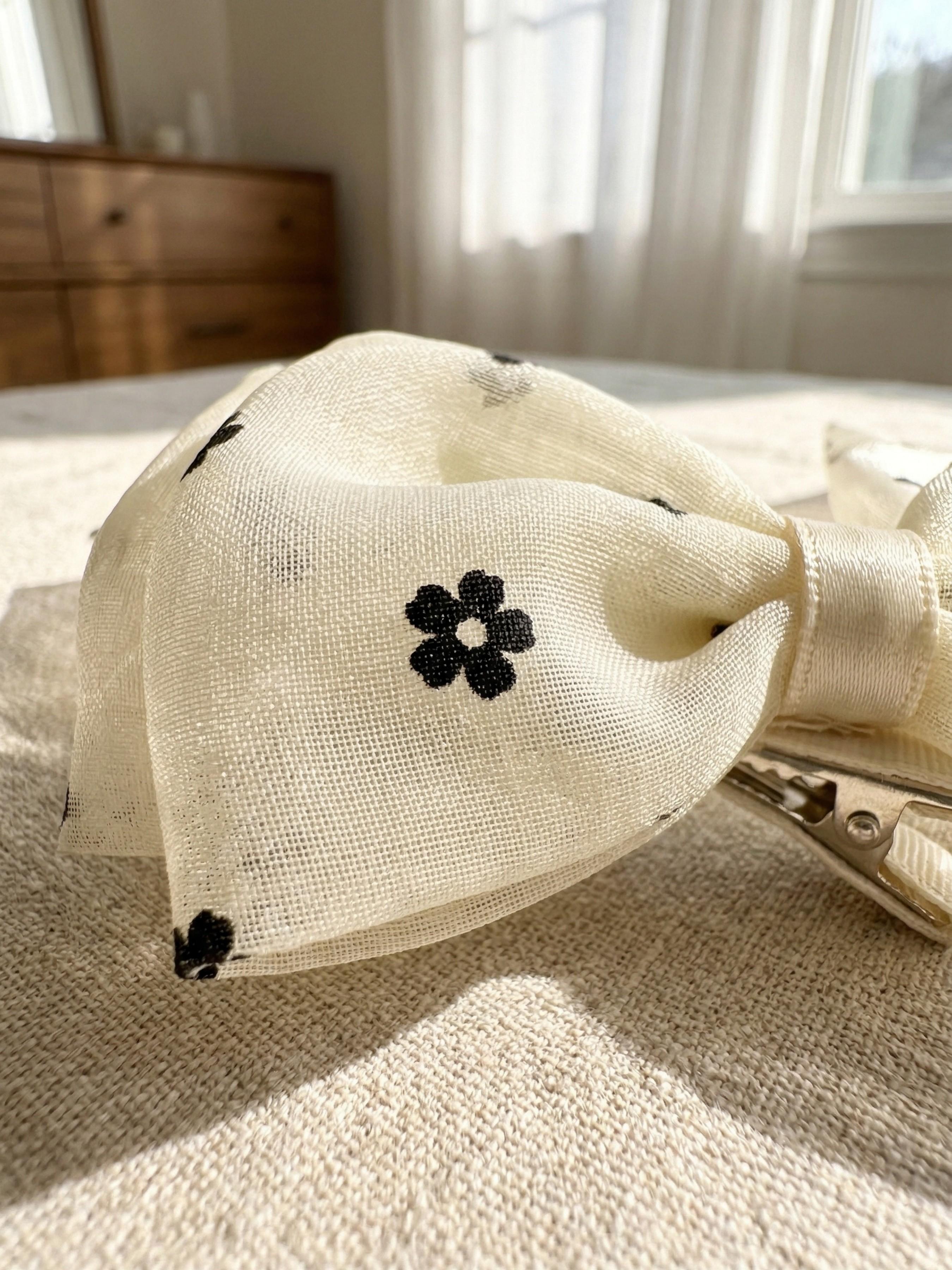 6/12/24/50pcs - Polka Dot Organza Bow Hairpins Set, Lace Silk Bow Hairpins, Duckbill Clips, Women's Headwear Accessories, Suitable for fashion-conscious girls, for daily outfits, parties, weddings as bridesmaids, school looks, etc.