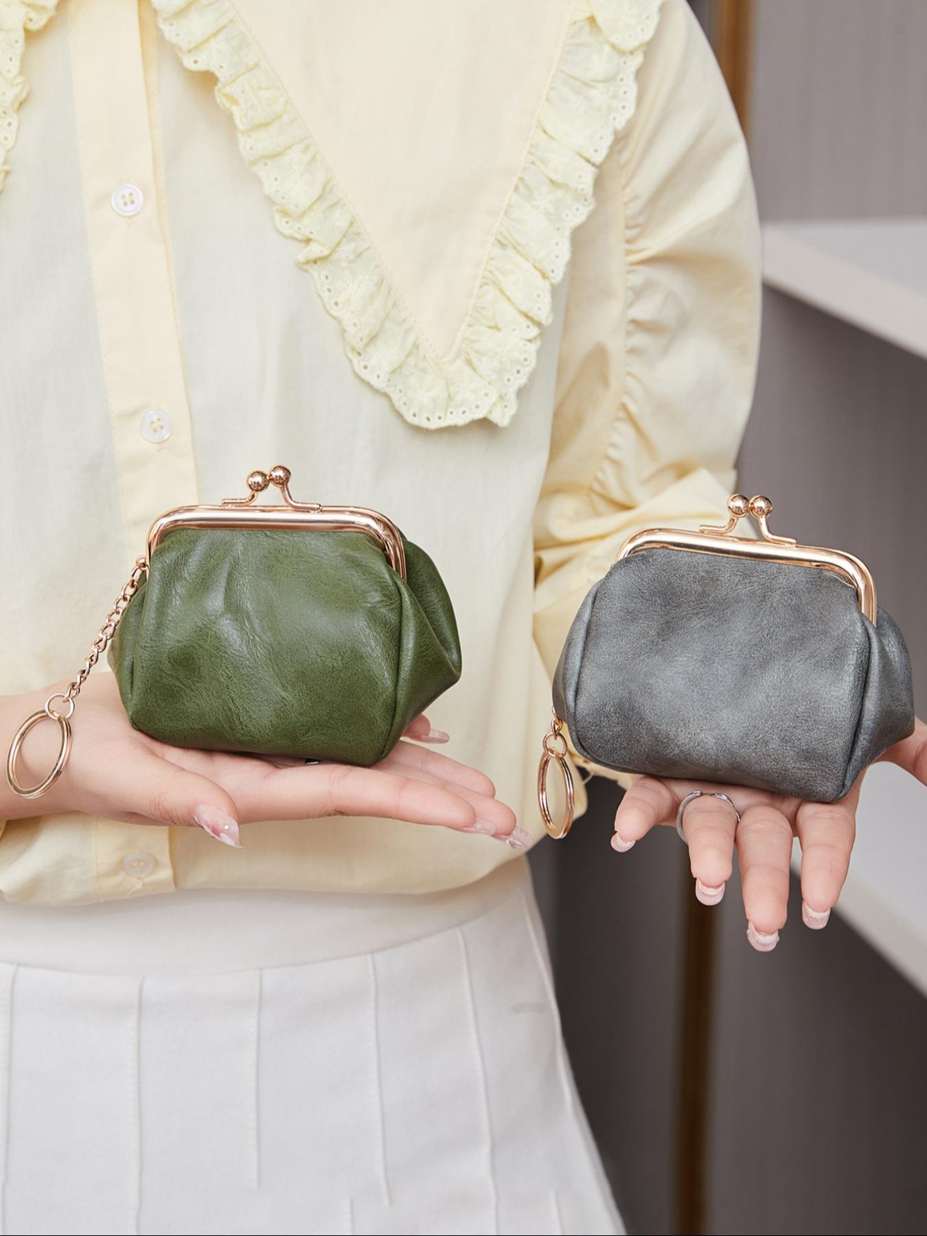 Women's Fashionable Solid Color Chain Strap Wallet, Casual Versatile Coin Purse for Daily Used, Trendy All-match & Exquisite Wallet for Birthday Gift, Elegant Fashion Wallet