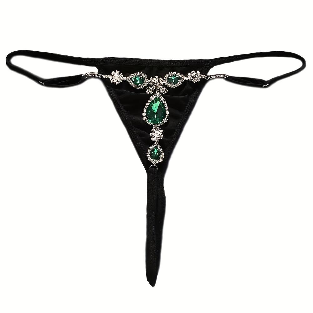 Fashion Diamond Waterdrop Panty Chain, Women's Sexy Floral Bikini Body Chain, Unique Body Accessory for Stunning Looks, Body Jewelry