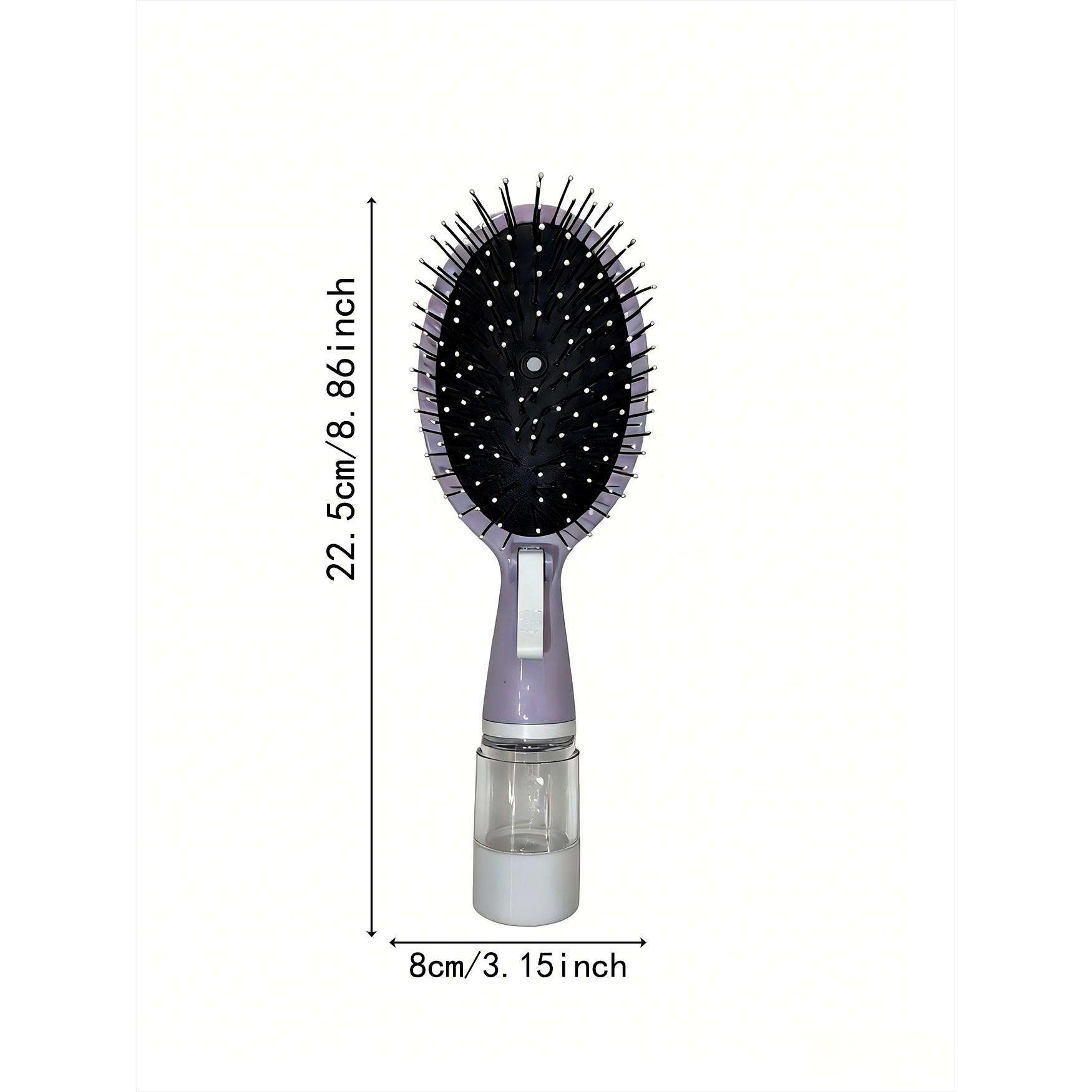 Two-In-One Spray Cushion Comb with Mist Function, Anti-Static Detangling Brush, Dry Wet Use Scalp Massager, Professional Hair Styling Tool, Anti Static Hairbrush, Anti Tangle Brush