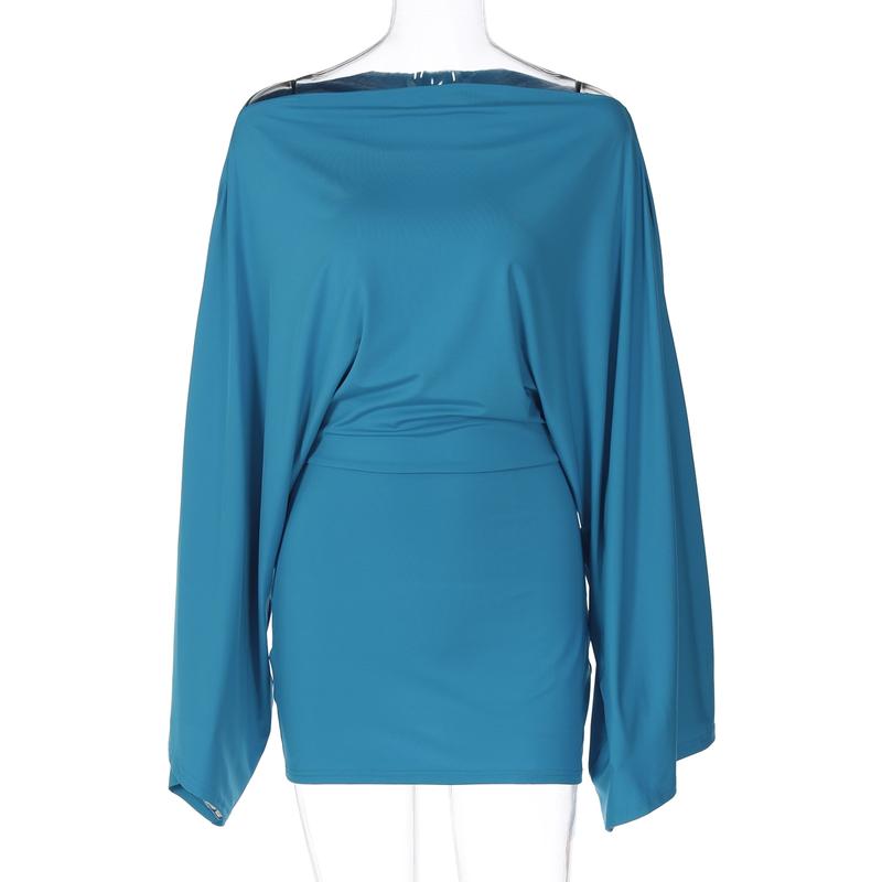 Women Spring Autumn Long Sleeve Party Club Evening Bodycon Mini Dress