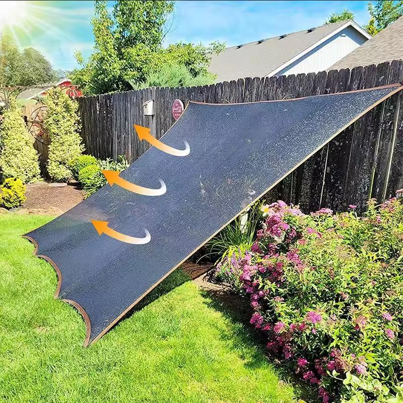 Black 90% Sunblock Shade Cloth 10x13ft UV Resistant Mesh Shading Net with Reinforced Metal Rivets Outdoor Patio Sunshade Camping Garden Greenhouse Sunshade Father's Day Gift