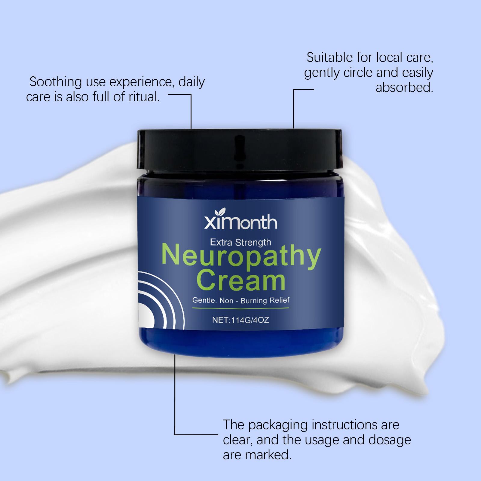 BUY 1 GET 3 FREE Neuropathy Cream .Soothing Cream for Feet,Legs, Hands, Etc. AloeShea Butter Gentle Clove Moisturizing Body CareDaily