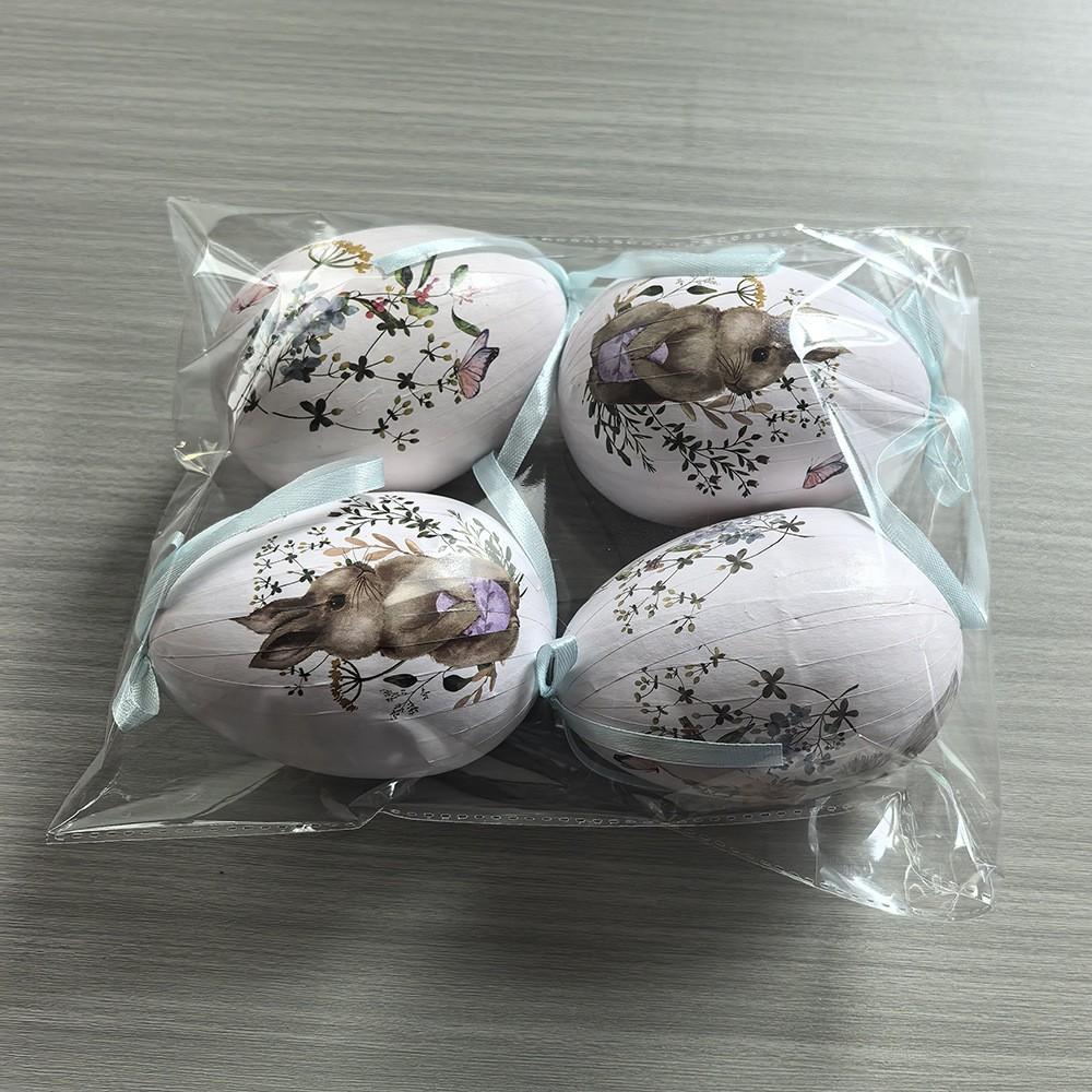 Easter Bow-Shaped Egg Hanging Decorations, Foam Packaging Paper, Rabbit Easter Eggs, Easter Hanging Ornaments, Gift Idea