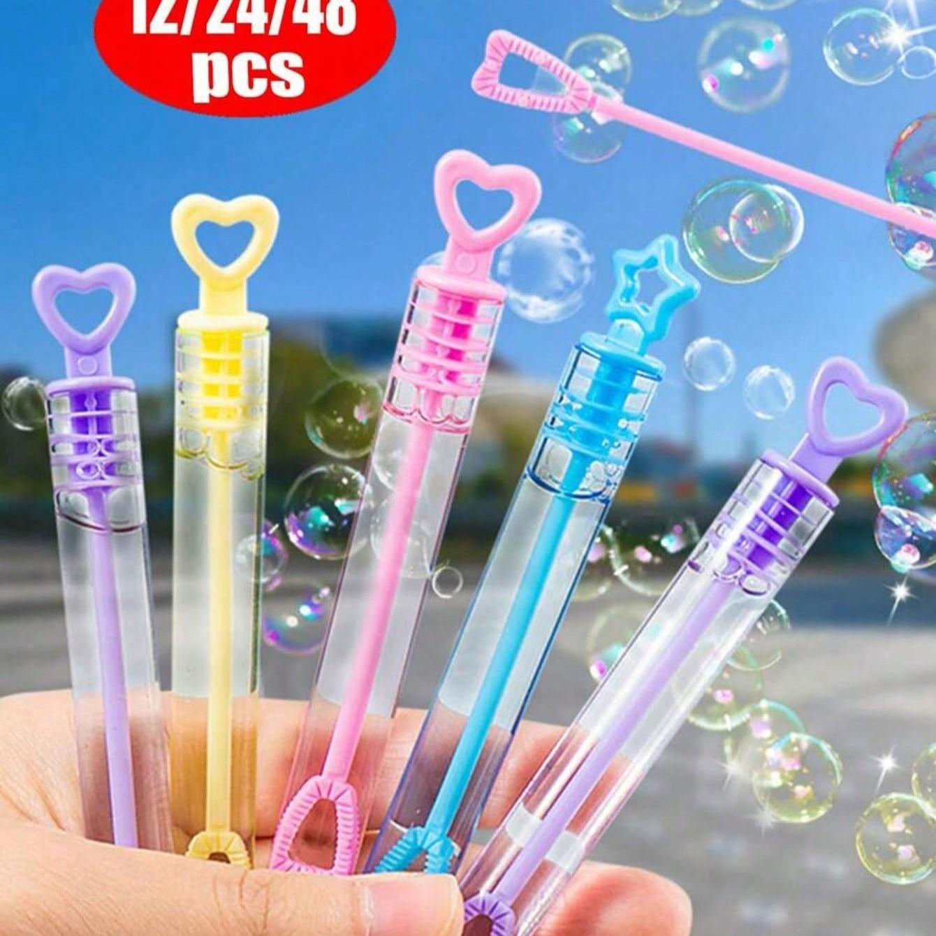 12/24/48 colorful bubble sticks, wedding gifts, Christmas gifts, suitable for parties, weddings, indoor and outdoor events, bubble parties