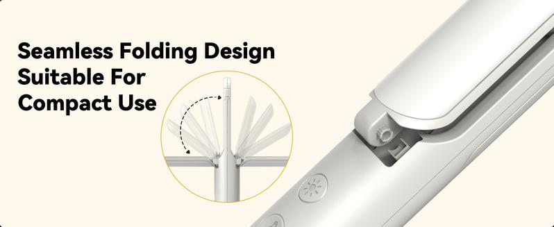 Foldable 4in1 Multifunctional Camping Light, Outdoor Light, SOS Light, Flashlight,SteadyLight,Seamless Folding Design, Extended Battery For 24H Use