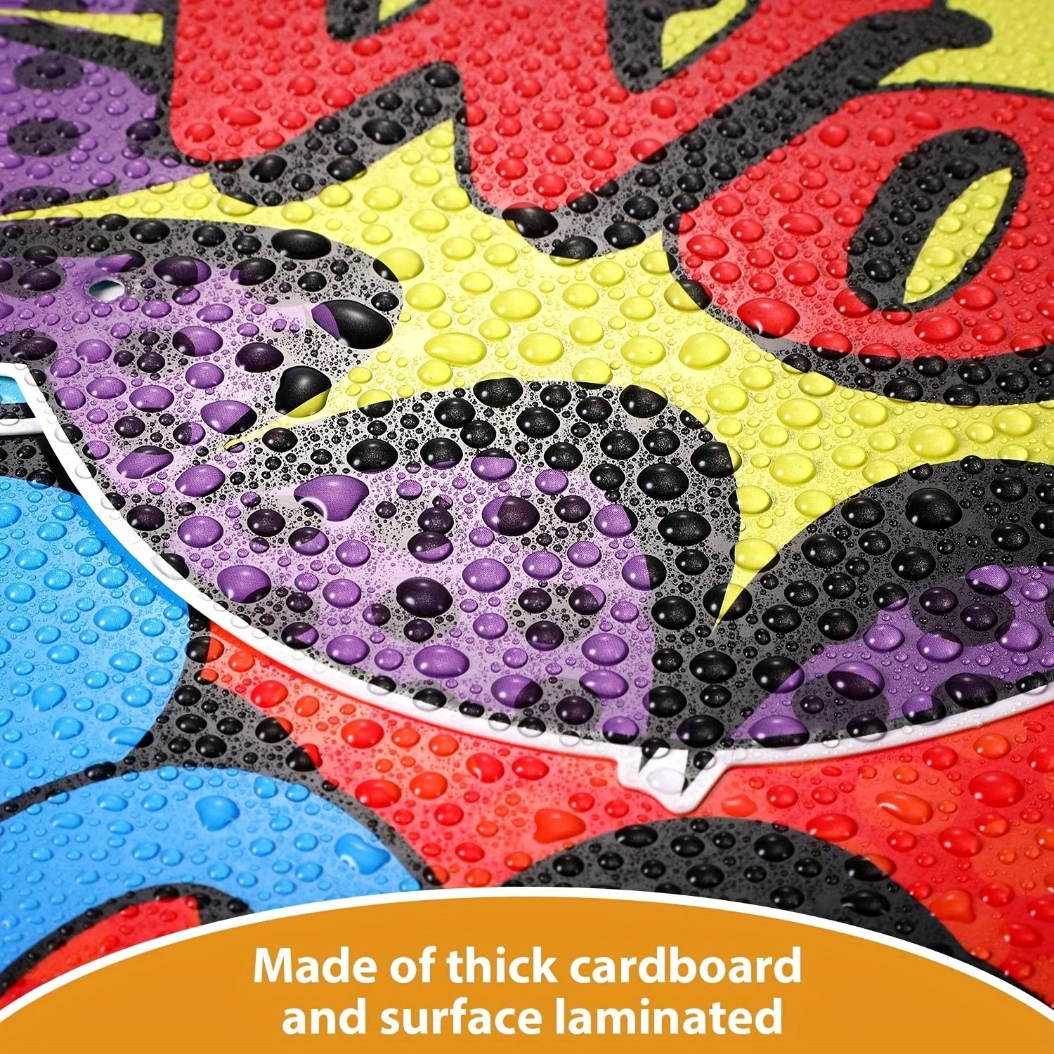 Hero Action Sign Cutouts, Super Fun Hero Theme Party Supplies, Door Hero Sign, Birthday Party Decoration, Wall Decorations