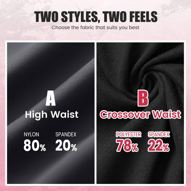 Viconow Flare Leggings for Women with Pockets - High Waist Bike Pants for Gym Workout Yoga Solid Color Casual Wear