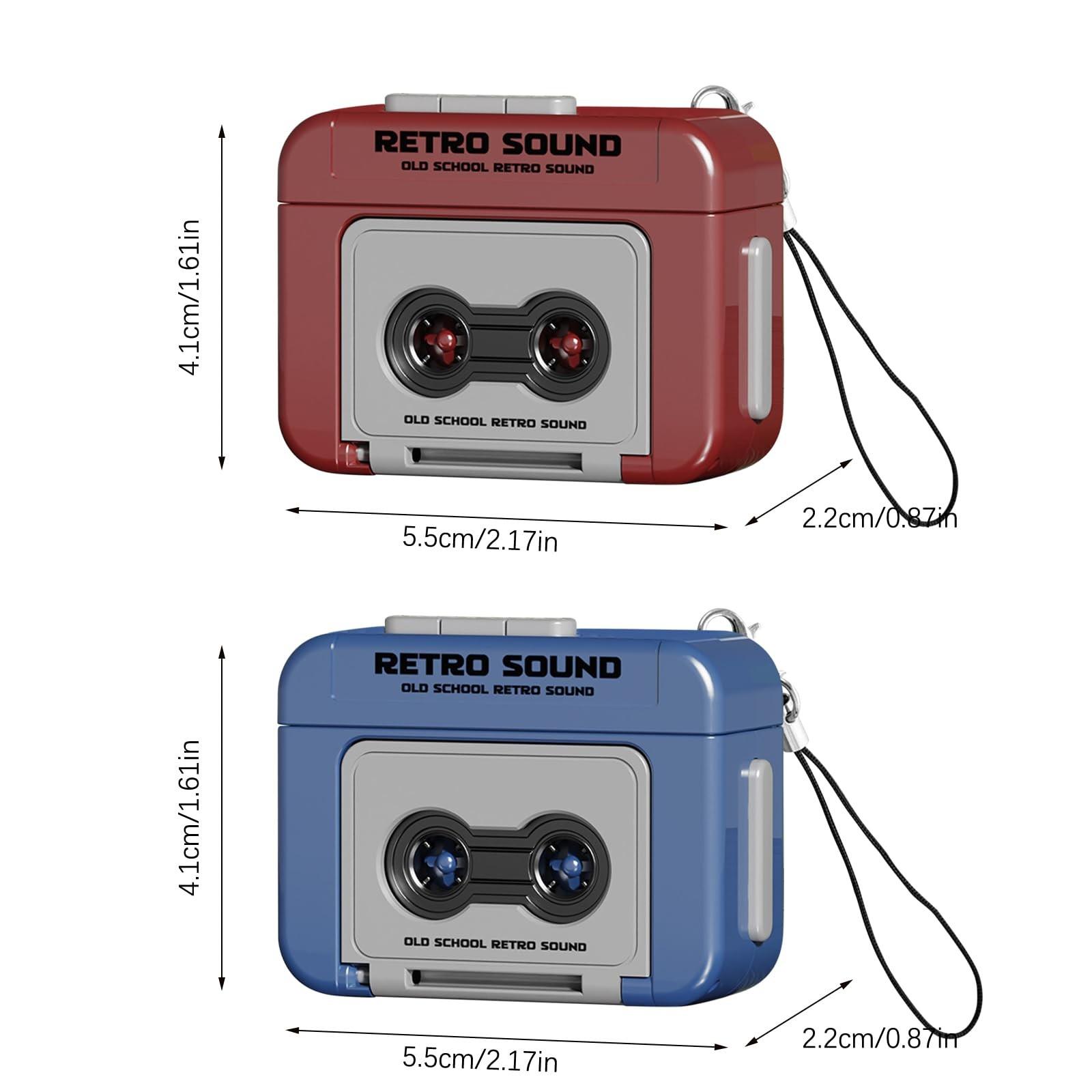Retro Tape Recorder Keychain - 1 Piece Mini Vintage Cassette Player ...