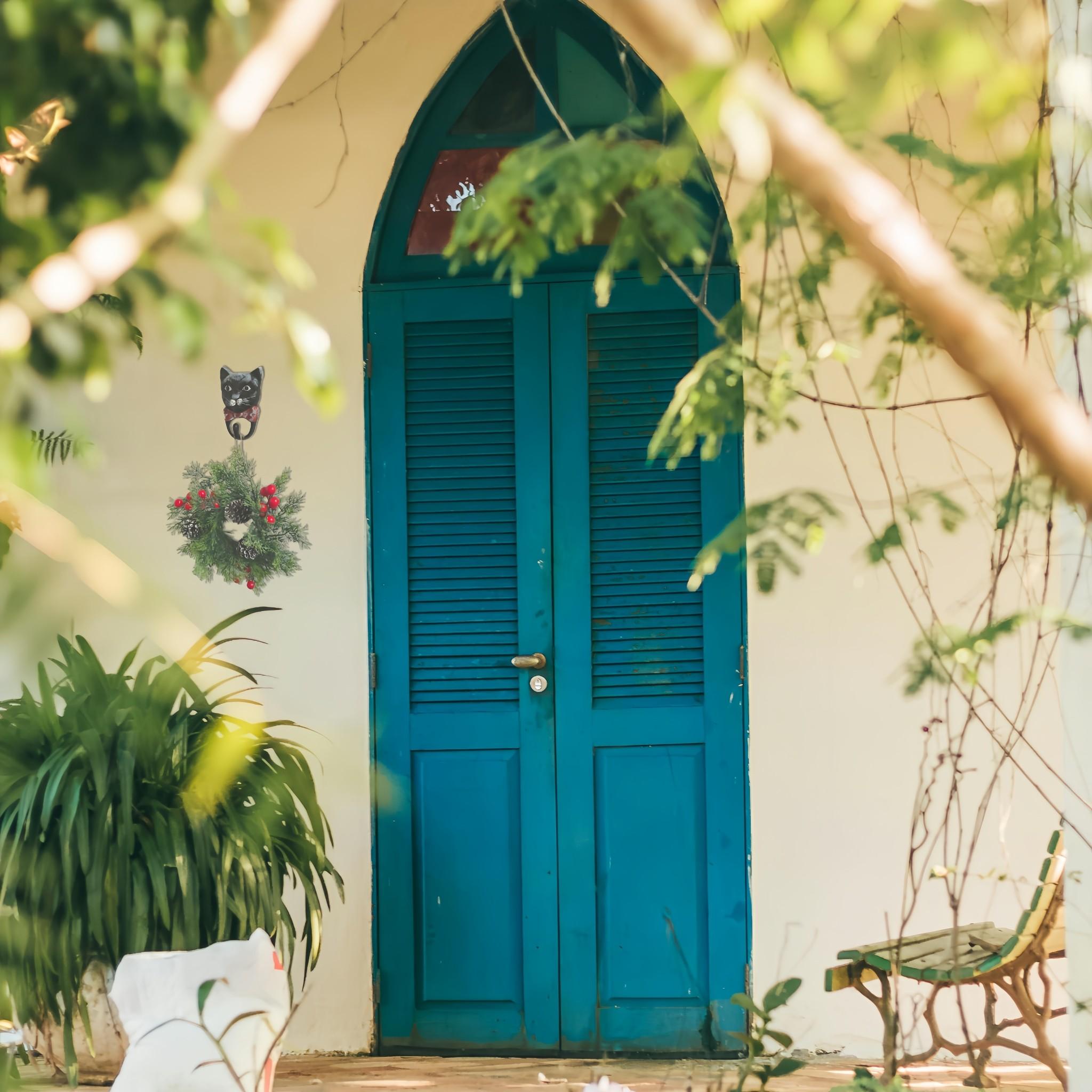 Vintage Cast Iron Cat Hook, Entryway Key Holder, Cute Bow Tie Cat Decorative Coat Hanger, Pet Leash Hanging Hook