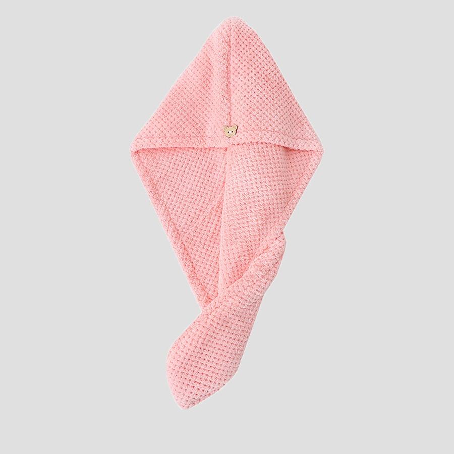 Hair Towel Wrap, Hair Turban Towel, 1 Count Quick Drying Hair Towel Wrap, Soft & Gentle Hair Towel for Curly, Long, Thick Hair with Secure Strap