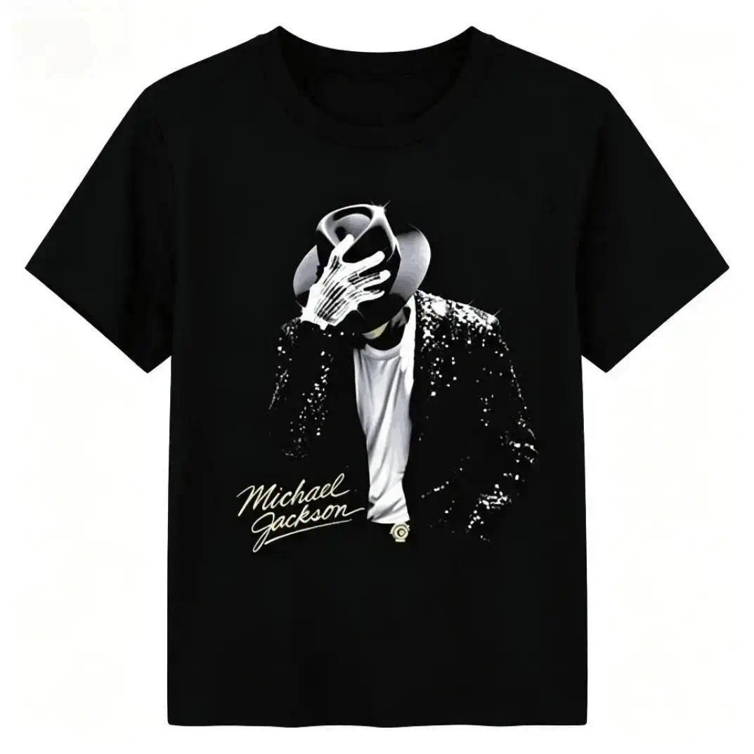 Kids Michael Jackson Print Compression Top - Pure Cotton, Breathable, Loose Fit Sports Tee for Boys & Girls, Soft Casual Outdoor Workout/Summer Daily Gift (Sports & Outdoor Clothing), Michael Print