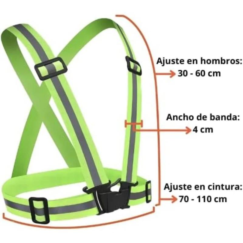 Reflective Safety Vest  - High Visibility Vest Adjustable Straps for Outdoor Jogging, Cycling, Walking and Riding