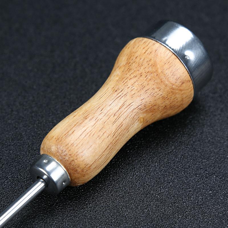 Stainless Steel Ice Pick Punch Antiskid Wooden Handle Kitchen Tools Camping Ice Crusher Protable Breaker Tool