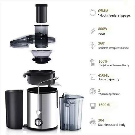 Juicer Household Residue Juice Separation Juicer Freshly Squeezed Fruits and Vegetables Fully Automatic Filter Orange Juice Fruit Machine