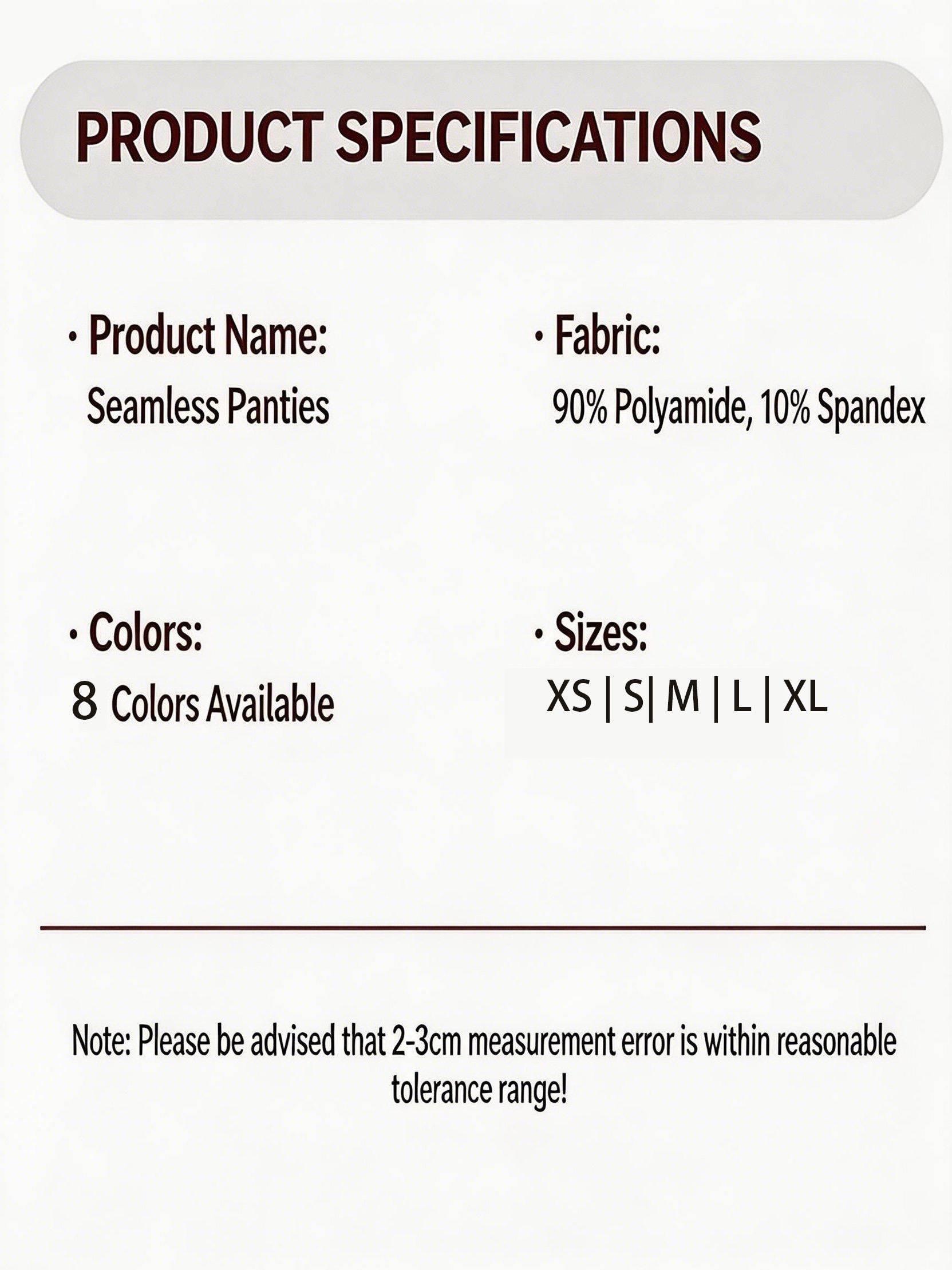 8-Pack Women's Seamless Thongs, Invisible Thin Strap Low Waist High Stretch, Sexy T-Back Bodysuit Style Intimates