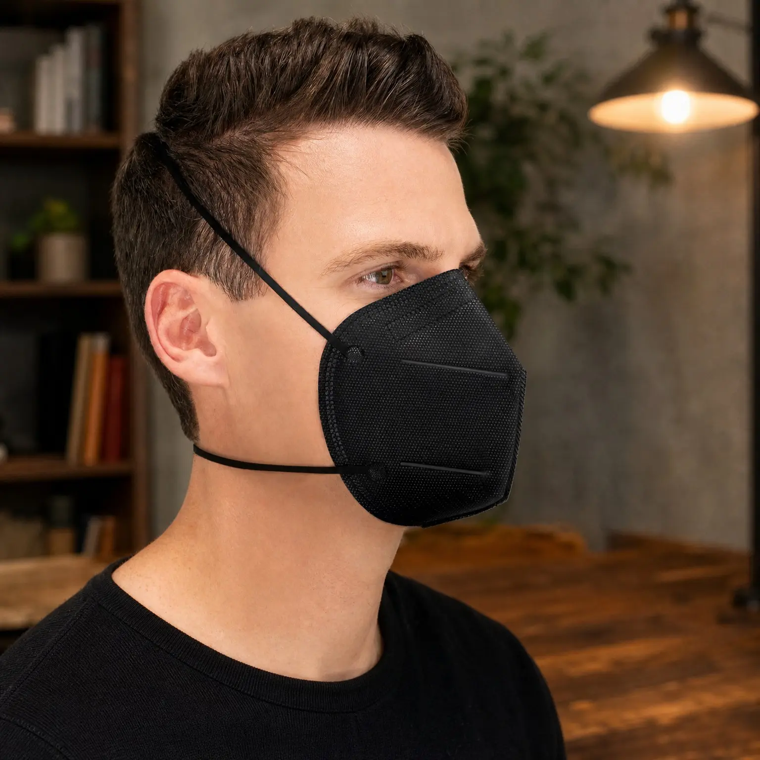 N95 Mask Black NIOSH Certified Made in USA Particulate Respirator Protective Face Mask 20-Pack Approval Number TC-84A-9315 Model H95BGift