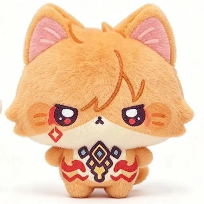 10cm Anime Honkai Star Rail Phainon Mydei Plushie Doll Khaslana Cat Stuffed Doll Toys Plush Pendant Keychain Doll Birthday Gifts