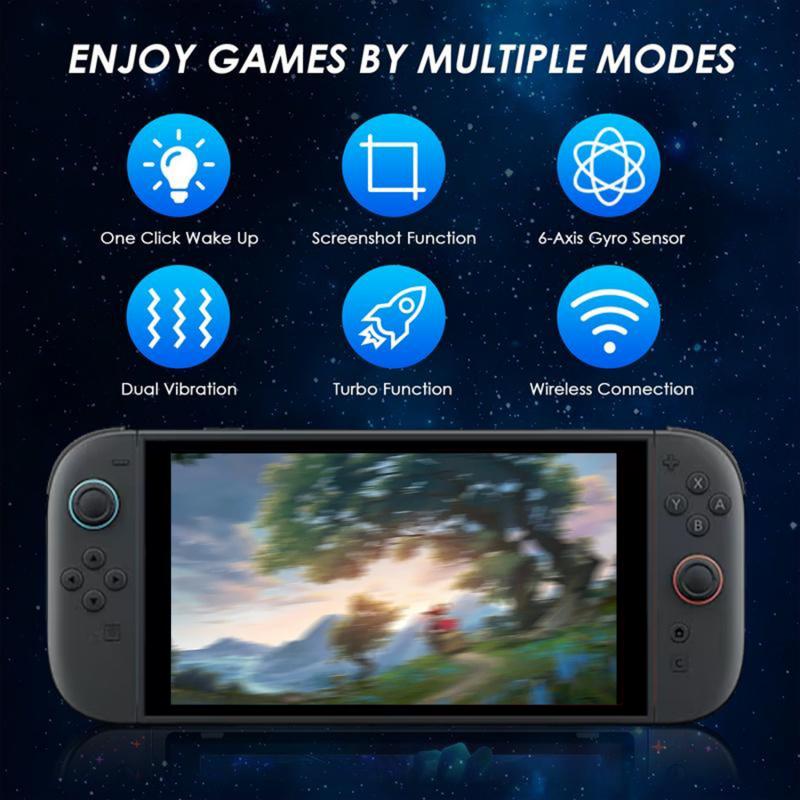 Wireless Controller for Switch/lite/oled, DualVibration Function Replacement Parts, Wake-Up SwitchButton Design