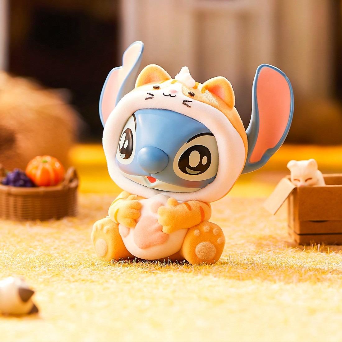 Disney Lilo & Stitch Series Animal Party Surprise Blind Box Figure Random Style -Collectible Toys Desktop Display Case Home Decoration Ideal Birthday Day Gifts For Stitch Fans