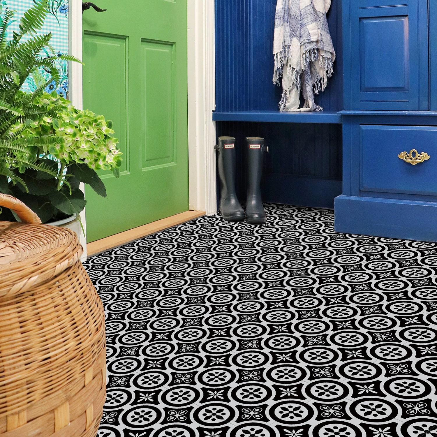 Vintage and Tile Stickers, Peel and Stick, Waterproof, Scratch Resistant, Removable, DIY Home Makeover, Wall Covering