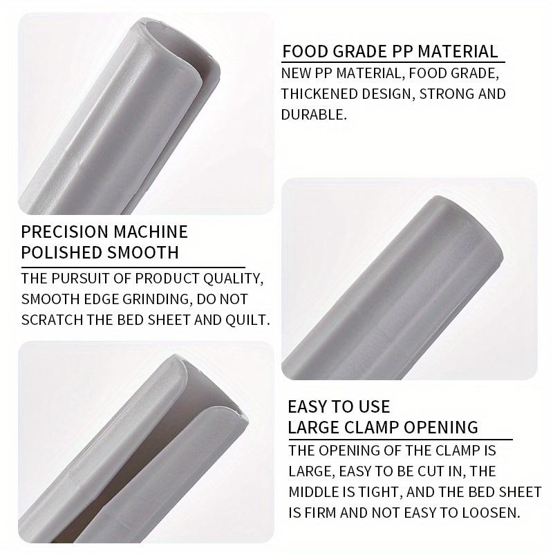 Bed Sheet Clips Set, Thick Durable Non-Slip Design, Invisible Bed Linen Organizer, Multi-Piece Home Use, Bedroom Essentials