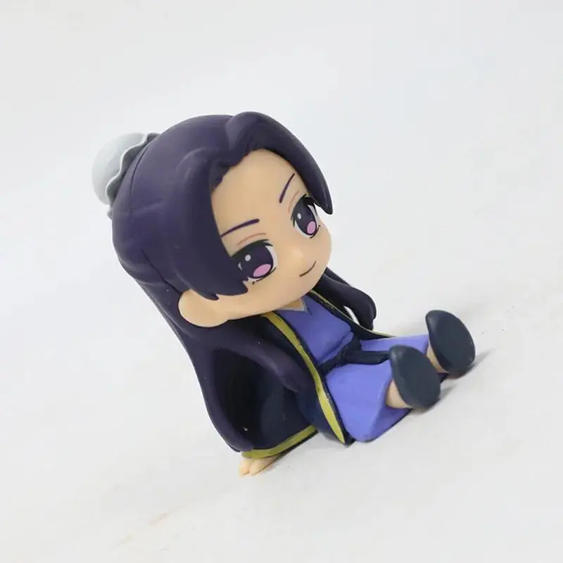 6CM Q version The Apothecary Diaries Maomao Jinshi Sitting posture Action figures Model Anime Kawaii Desktop Ornament Decor Gift