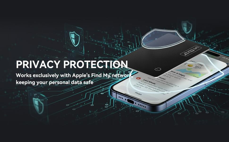 Wallet Tracker Card, Wireless-Charging Wallet Locator, Smart Tracker for Wallet (iOS Only), Wireless Positioning Tracker for Luggage, Phone, Passport and Other Items #GLOBAL PICKS