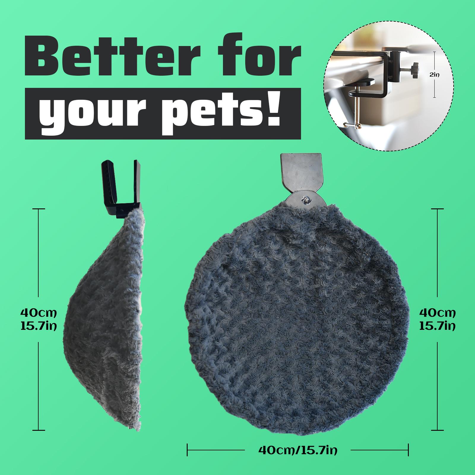 ButtonwoodNest Cozy Cat Bed Climbing Tree Removable Nest and Foldable Bed with Strong Frame Holds 30 lbs Clip-On Perch Detachable Washable Plush Bed Grey Black Cream for Desk Windowsill Bed Less than 2inches Thick - Home ButtonwoodNest Cozy Cat Bed Climbing Tree Removable Nest and Foldable Bed with Strong Frame Holds 30 lbs Clip-On Perch Detachable Washable Plush Bed Grey Black Cream for Desk Windowsill Bed Less than 2inches Thick - Home