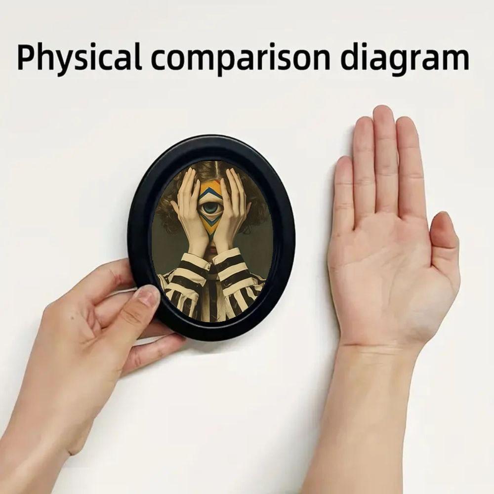 Vintage Art Style Fantasy Eye Design Abstract Face Design Wall Decor, Perfect for Halloween Christmas Thanksgiving Home Office Decoration, Room Accent, Modern Home Decor