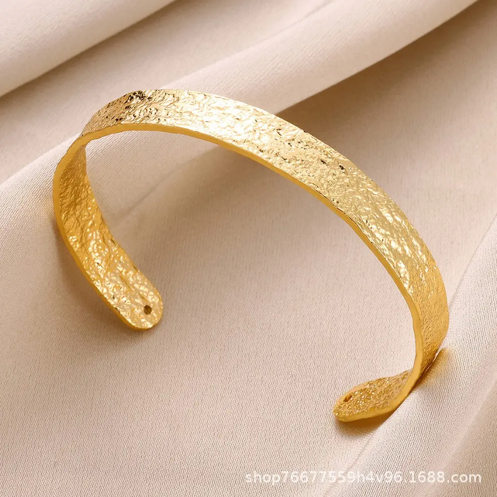 Golden Iron Texture Bracelet