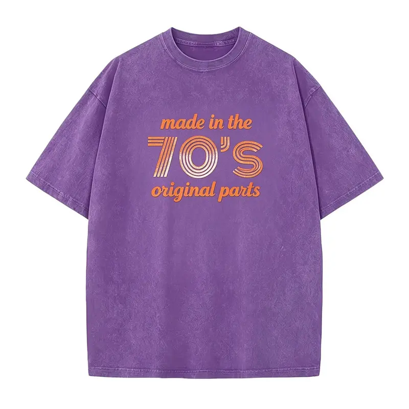 Women's Bold 70s Graphic Cotton T-Shirt - Crew Neck, Short Sleeves, Fitted, Lightweight, Sporty Chic Streetwear, Casual Athletic Top, Machine Washable Women's Clothes, All-Season Birthday Gift