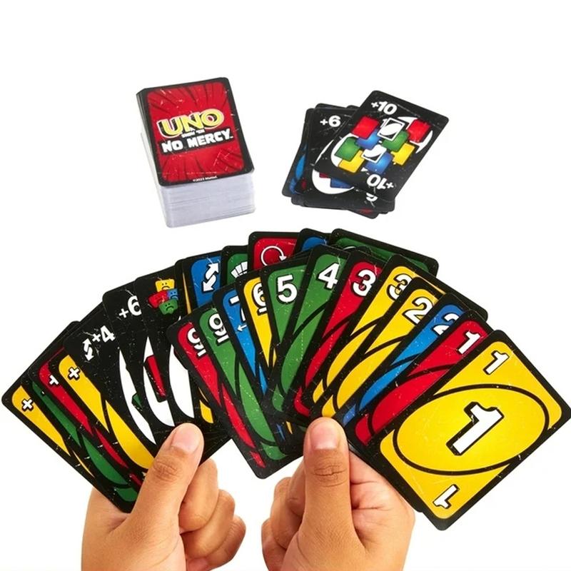 New Iron Box Uno Game Board Card Game, Party Cards Game, Family Gathering Entertainment, Family Fun Game, Uno Card Toy for Kids, Birthday Christmas Gift