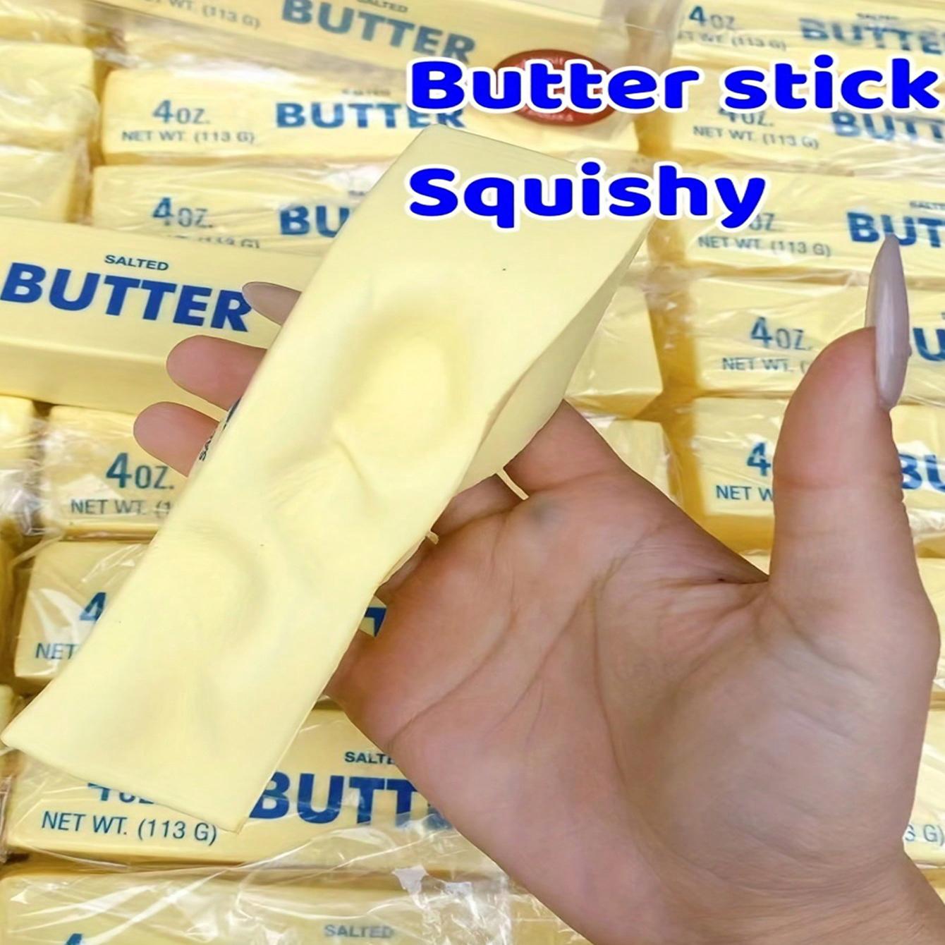 Soft Non-Toxic PU Butter Stick Squeeze Toy, Perfect for Party Games, Holidays and Christmas Gifts