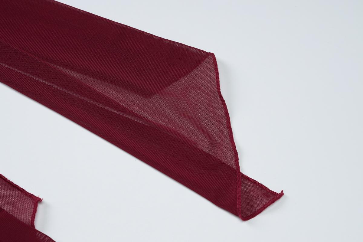 Strapless Mesh Neck Tie Long Sleeve Bodycon Maxi Dress for Women's Summer Sexy Evening Party Club Dating Gown Beach Vacation Dresses Outfits