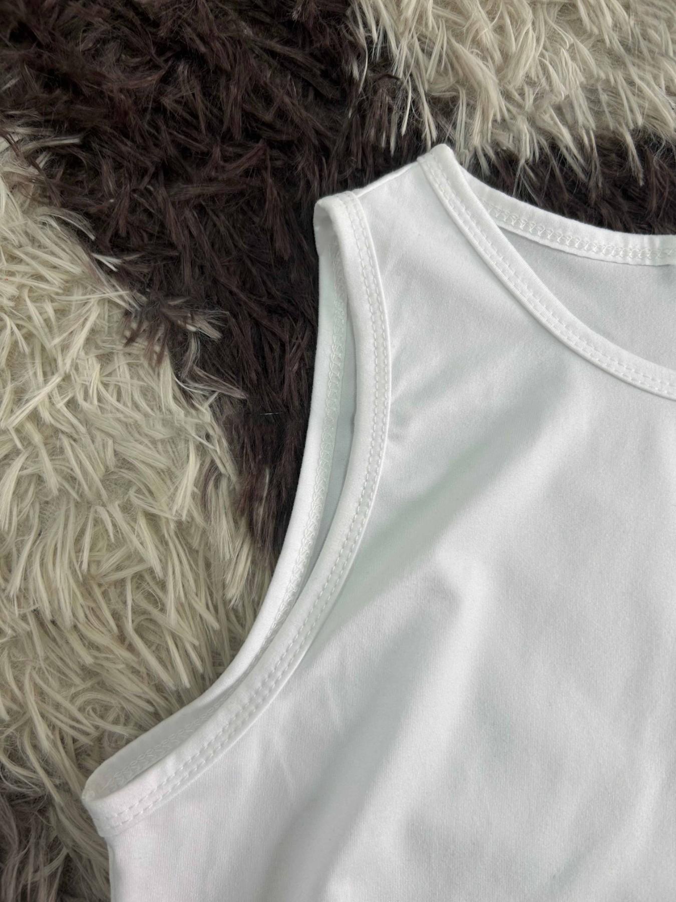 Women's Foul Mouthed & Feral Graphic Halter Top Grunge Aesthetic Sleeveless Crop Tank Top Gothic Punk Streetwear Slim Fit Backless Going Out Tops for Party Club Festival