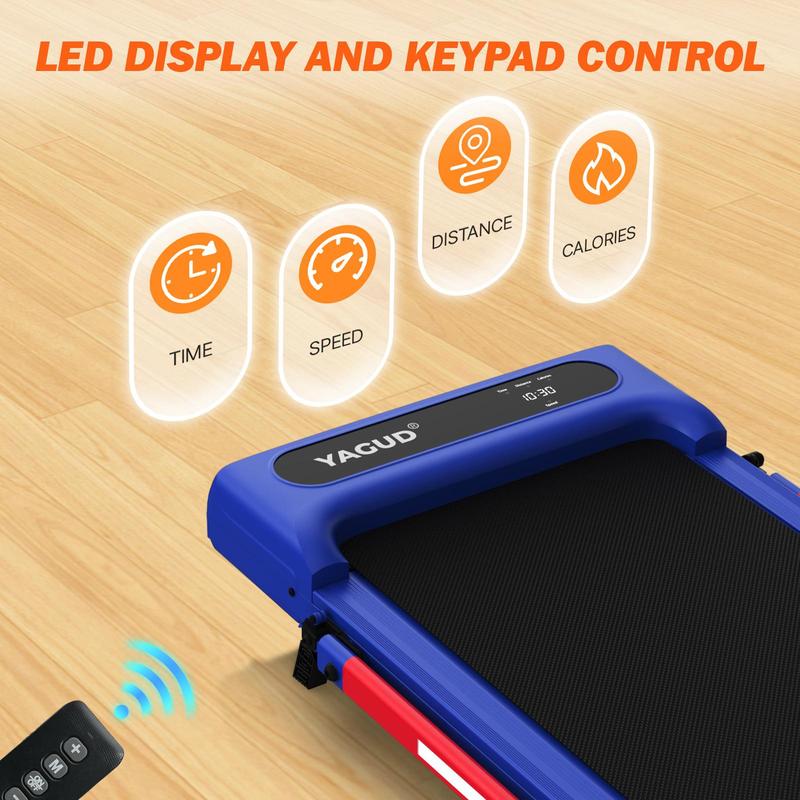 Walking Pad with Handle Bar, Duty Walking/Jogging Exercise Treadmill - Home Gym Workout Equipment - Foldable Under Desk Design Walking Pad with Handle Bar, Duty Walking/Jogging Exercise Treadmill - Home Gym Workout Equipment - Foldable Under Desk Design