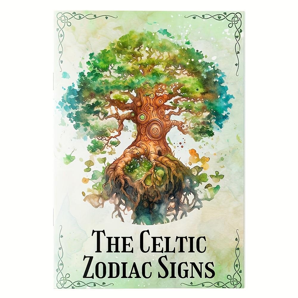 Celtic Astrology Guide Book, Celtic Tree Astrology with Beautiful Shadow Pages, Ideal for Wiccans Pagans and Spiritualists