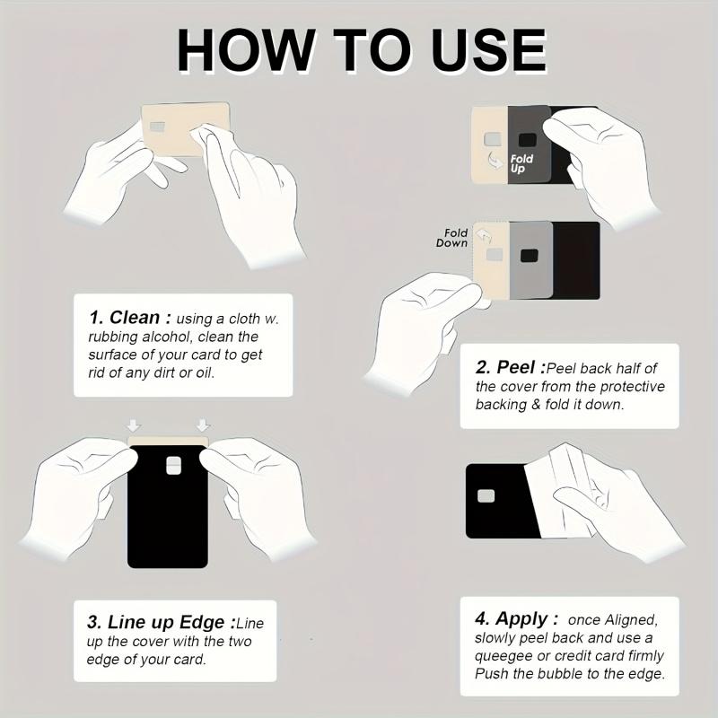 White Tiger Credit Card Sticker Used for EBT, Transportation, Keys, Credit Cards, Debit Cards, Card Skins, Protect Bank Cards, No Bubbles, Suitable for Small Chip Cards