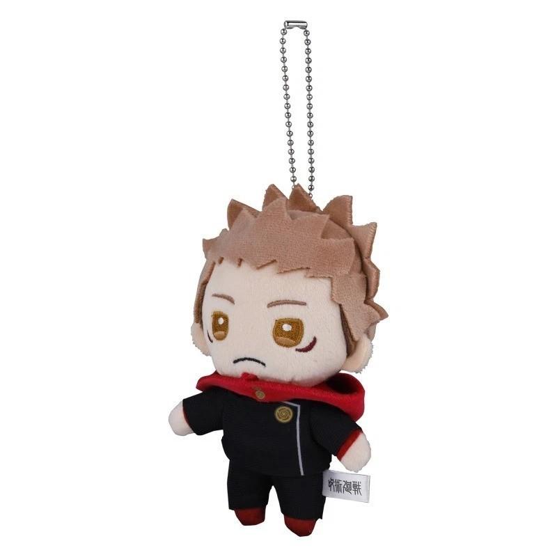 Adorable Yuji & Sukuna Chibi Plushies, Sound‑Free Jujutsu Kaisen Character Keychains