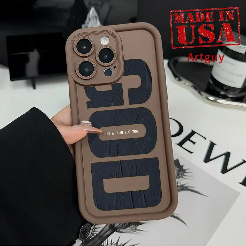 Shockproof Silicone TPU Bumper Phone Case Shell for iPhone 17,16 Pro Max,15,14,13,12,11,Air,E,XS,XR - High Print, Camera Lift, Drop Resistance, Easy Installation, Advanced Fashion Gift Soft Cover