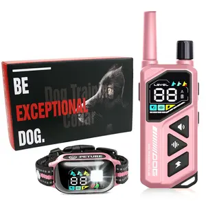 Dog Training Collars for 2 Dogs, 3300ft Remote Control, LED Indicator, 4 Training Modes, Rechargeable E Collar, Fits 5-110lbs, Training Aid, Puppy Training Tools