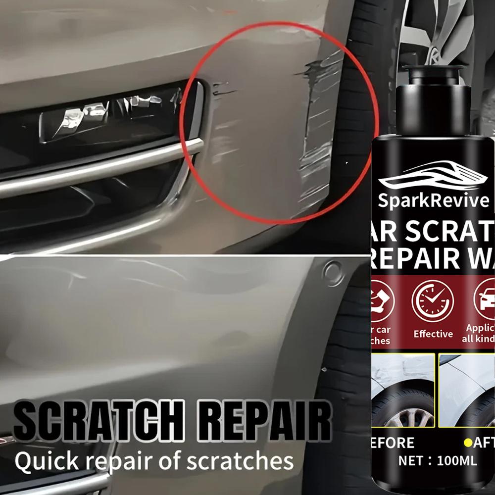 100ml Car Scratch Remover Wax Auto Paint Scratch Repair Polishing Paste Deep Scratches Removal Agent for Vehicle Paint Surface Restoration