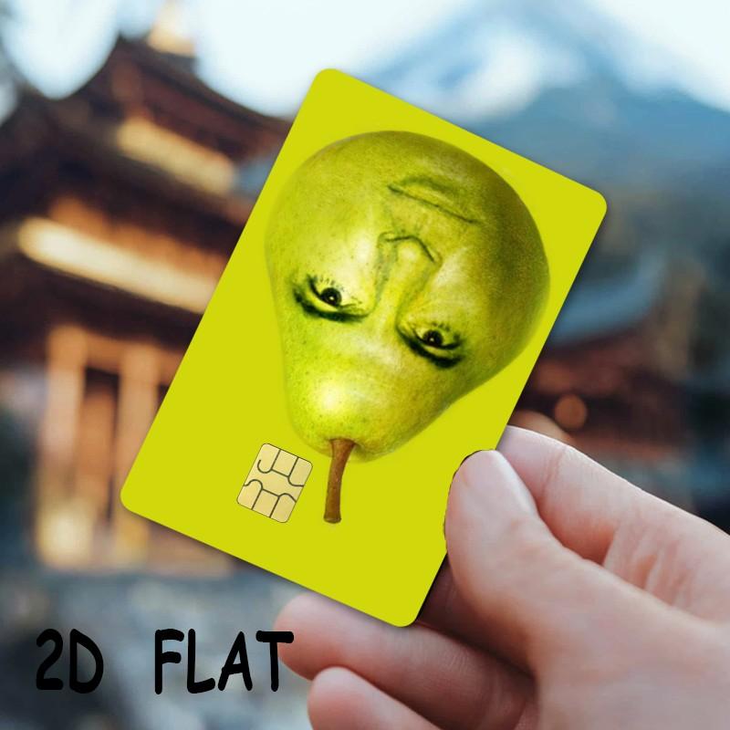 Funny Credit Card Stickers, 2-Pack, Ultra-Thin Waterproof Scratch-Resistant, Personalized Bank Card Decorative Stickers, Durable Waterproof Stickers