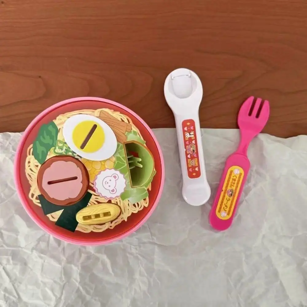 Simulated Ramen Feeding Toy Role Play Early Education Food Feeding Toys Cartoon Desktop Ornament Play House Toys Girl Gifts