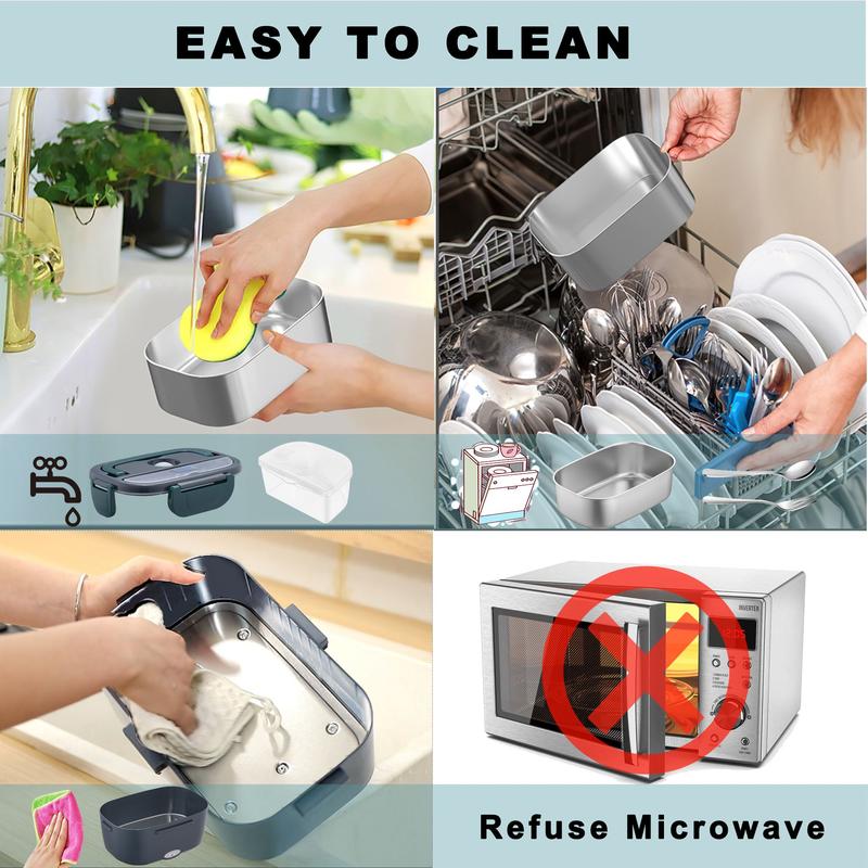 Nifogo Electric Lunch Box Food Heater for Adults,  Plug-in Heating Lunch Box,Heated Lunch Box12V/24V/110V Portable Food Warmerfor Car