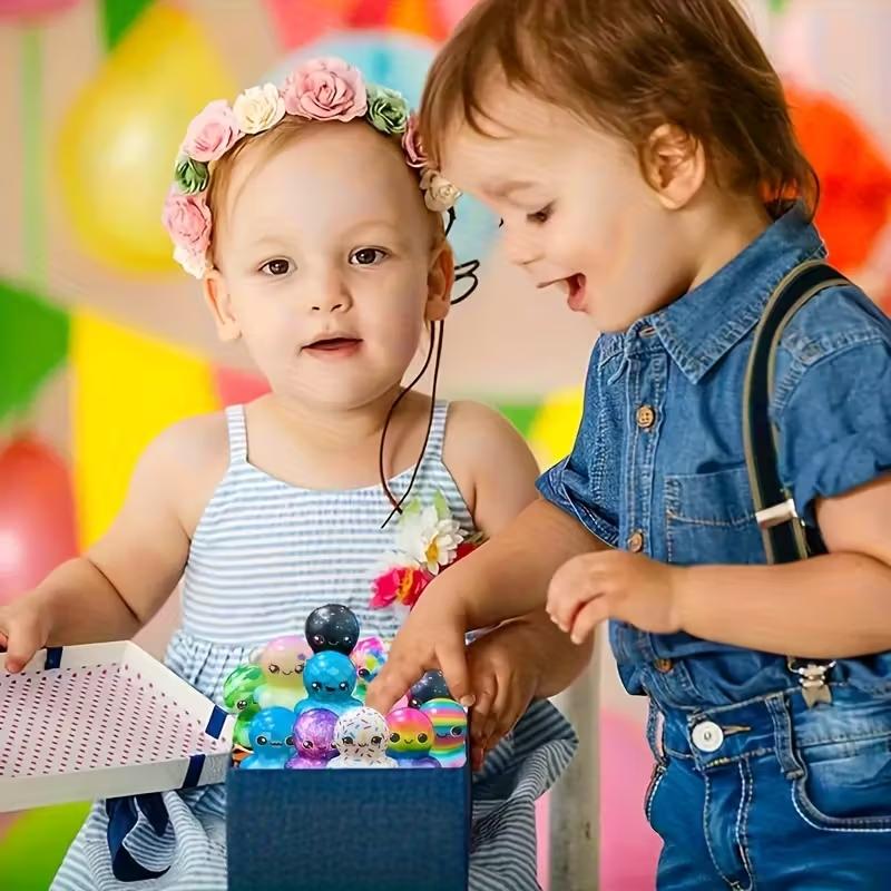 Slow Rebound Soft Plush Animal Squeeze Toys, 6/12/24pcs Bulk Pack, Party Favors, Classroom Rewards, Kids Toys, Cute Animal Dolls