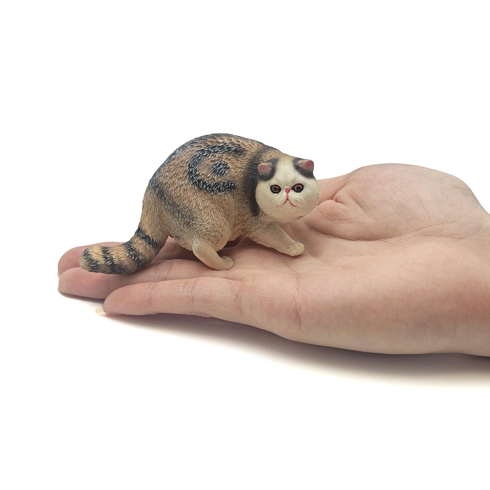 High Precision Cat Sculpture, Realistic PVC Home Decor, Office and Living Room Decoration, Garden Ornament, Desktop Display, Bonsai Decoration