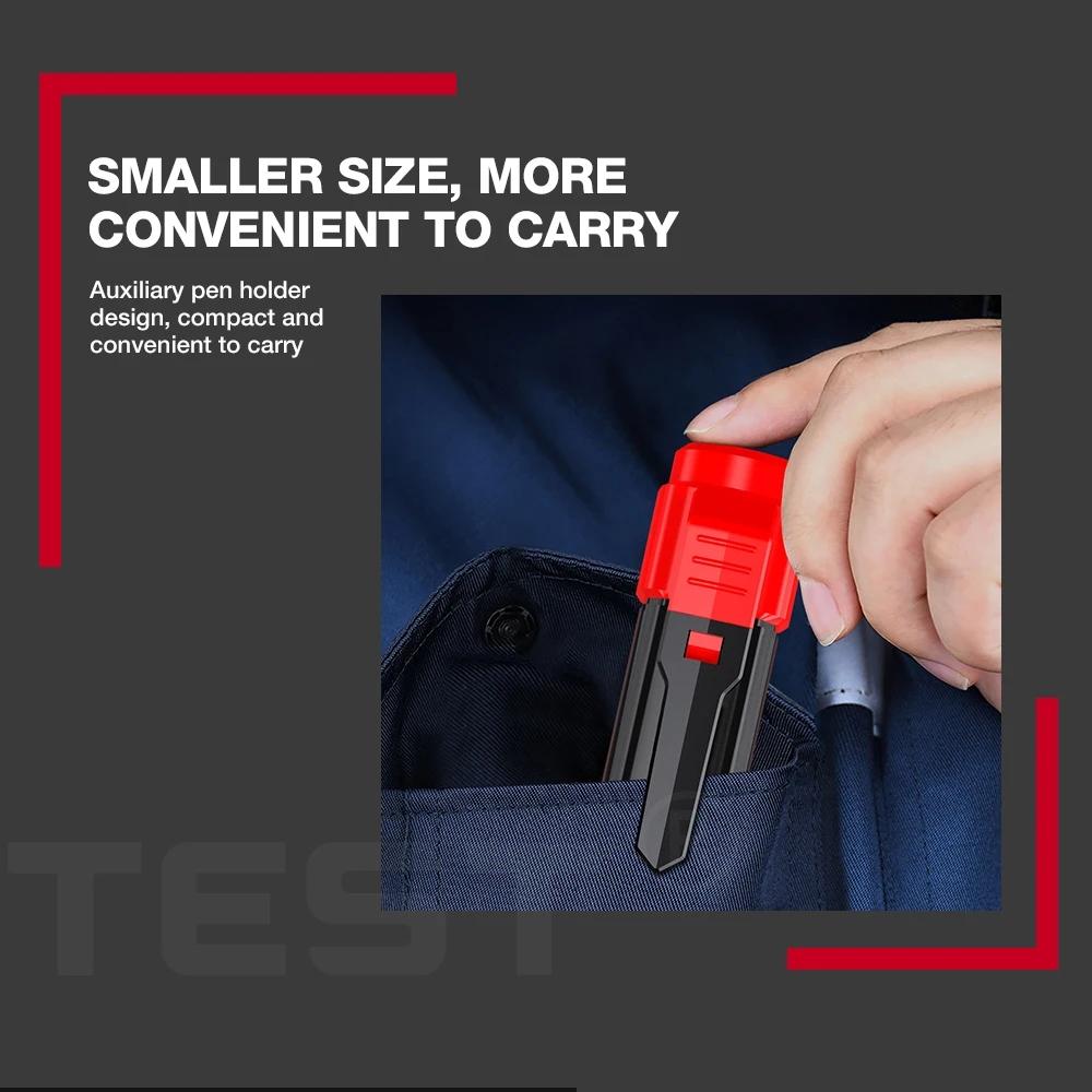 Ht60 Natural Gas Leak Detector with Sound & Visual Alarm, Portable Gas Detector 50-1000ppm, Locate Flammable Sources